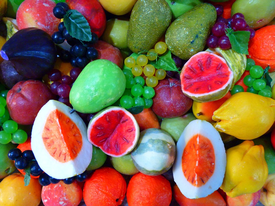 ألوان الفاكهة
