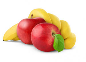 التفاح أم الموز